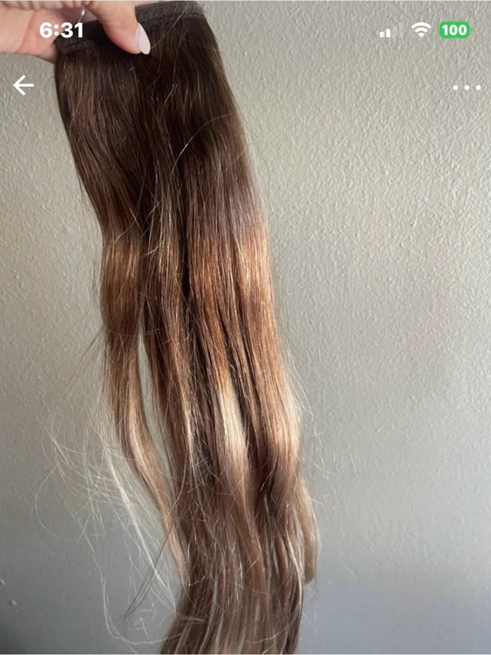 Banana Republic Brown to Blonde Ombre Clip-In Hair Extension